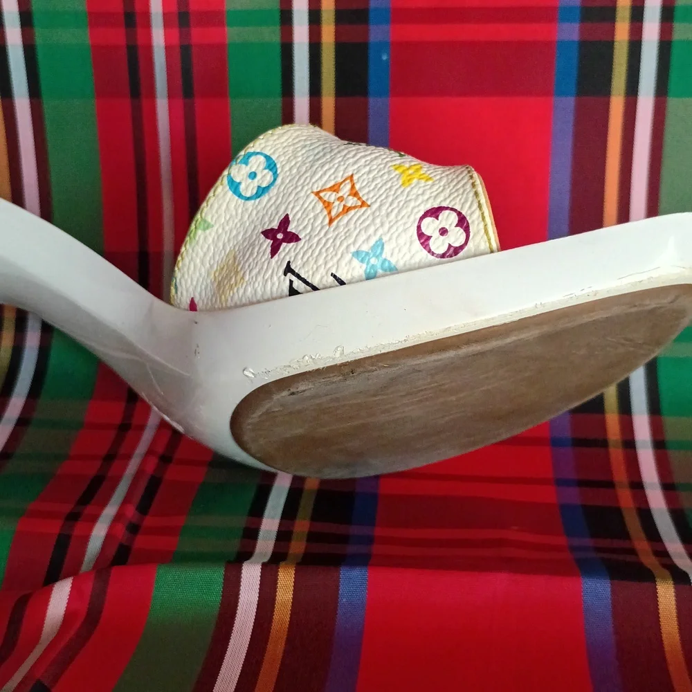 Stylish White and Red Women's Heels - Picture 6 of 10